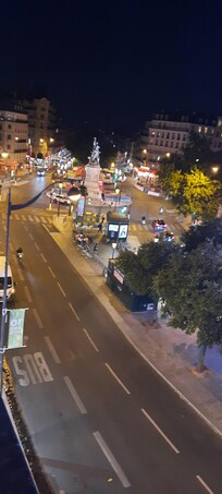 From our bedroom window at Hotel Alizé Montmartre