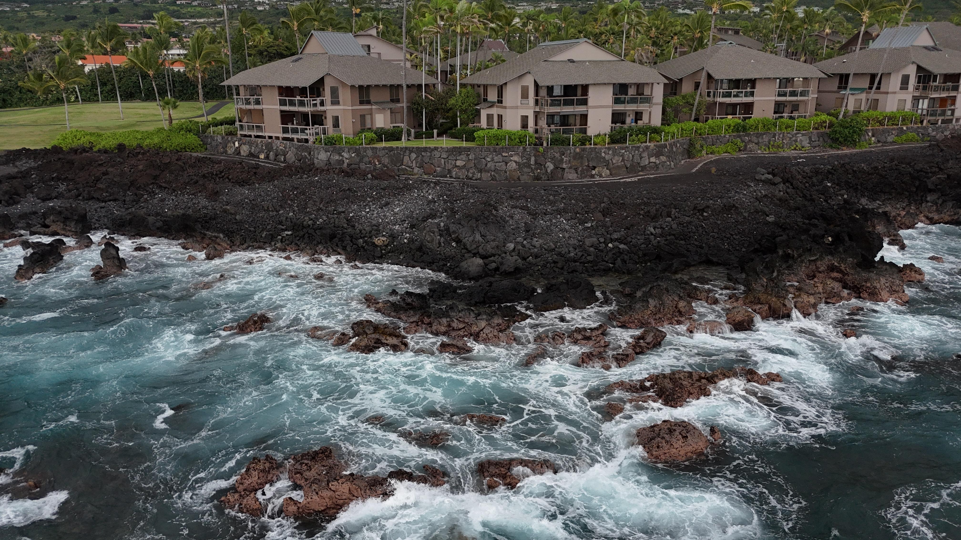 Drone shot of unit we stayed