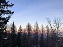 Sunset view from the deck