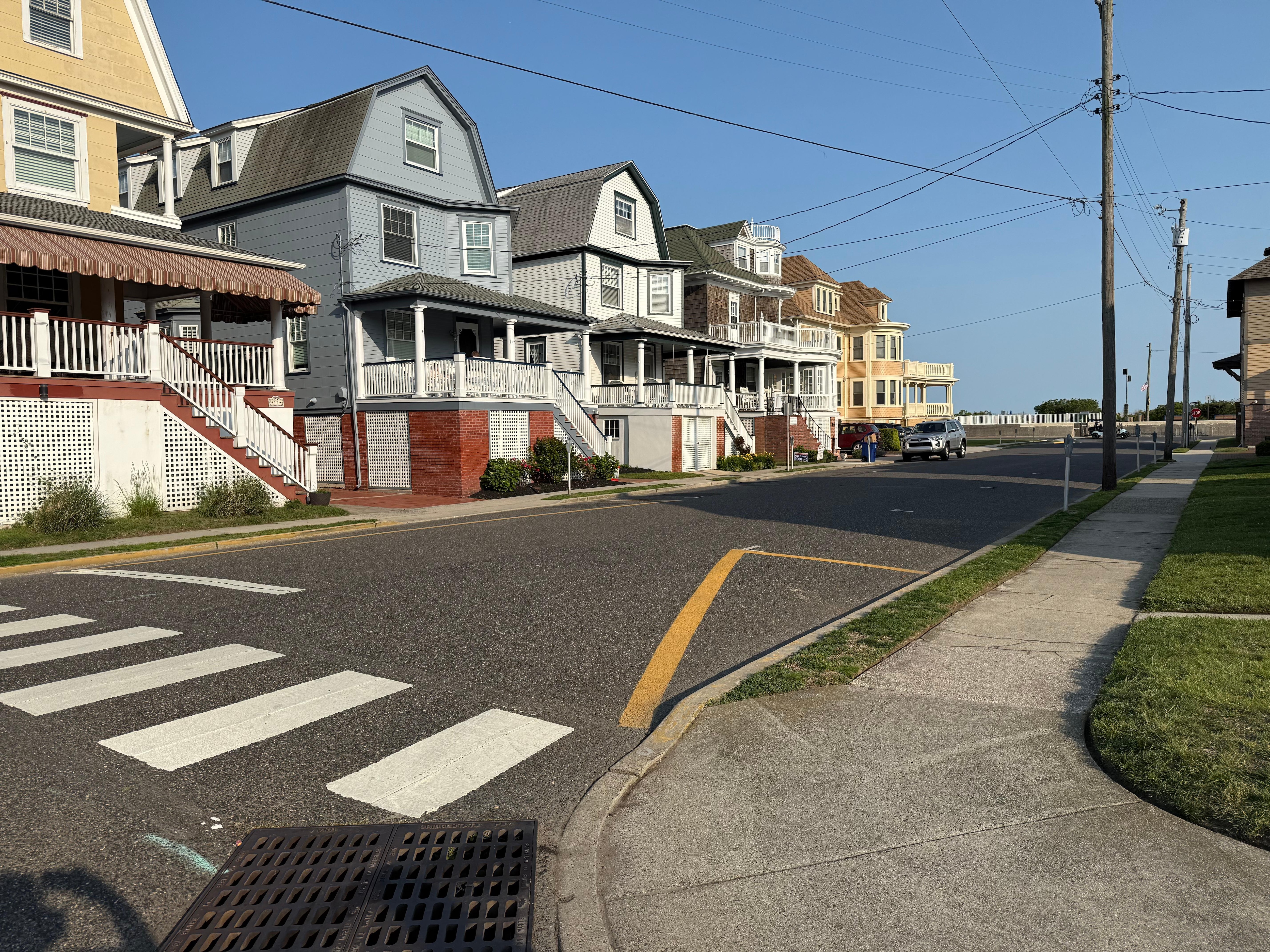 Homes across from the cottage. 