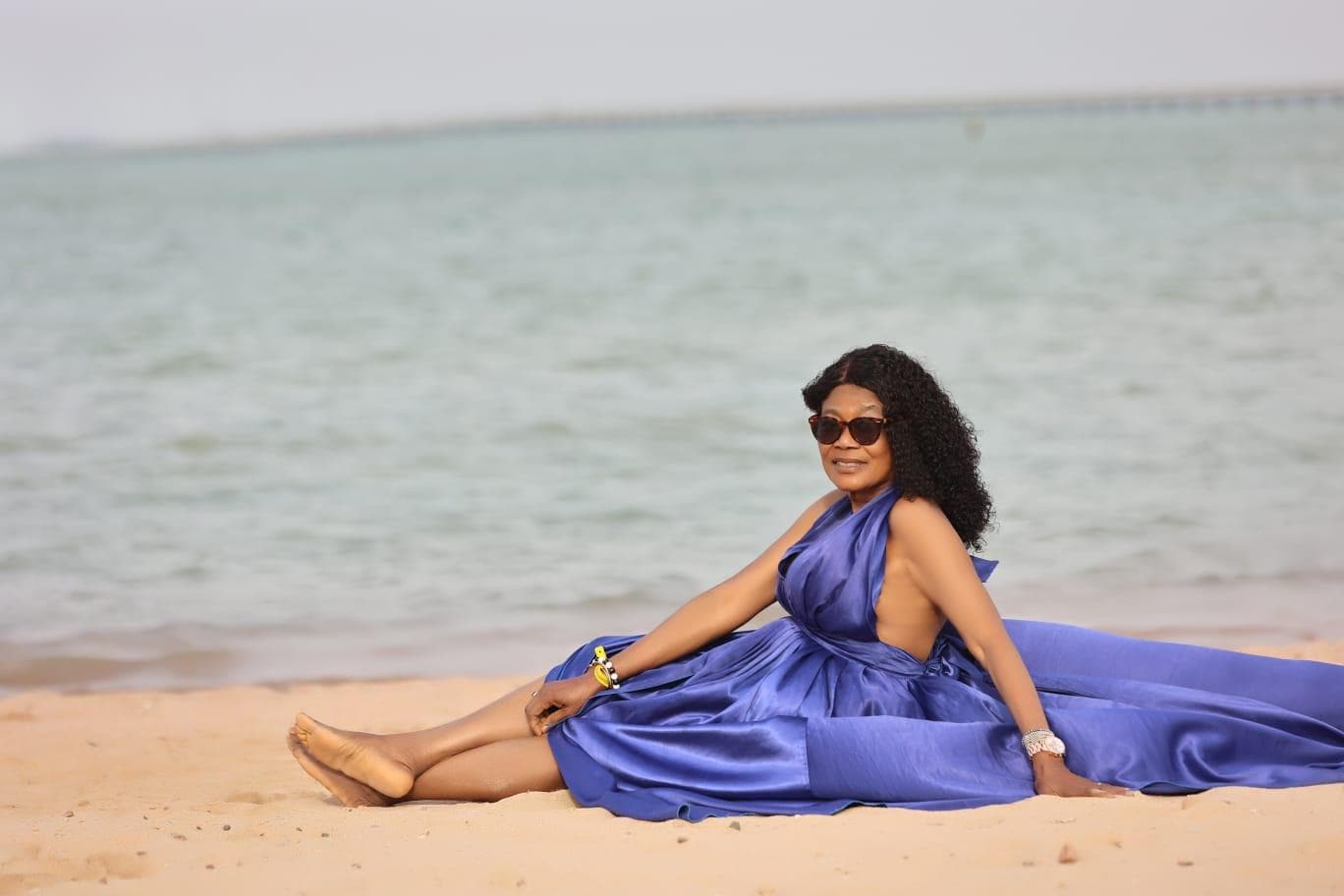 At the beach in the Resort