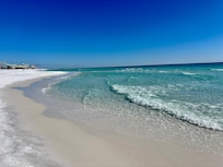 A two minute walk to the beach