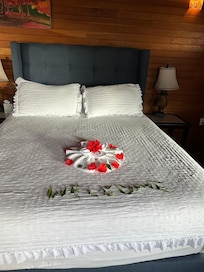 The welcome into our room