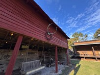 The barn with a wonderfully relaxing swing