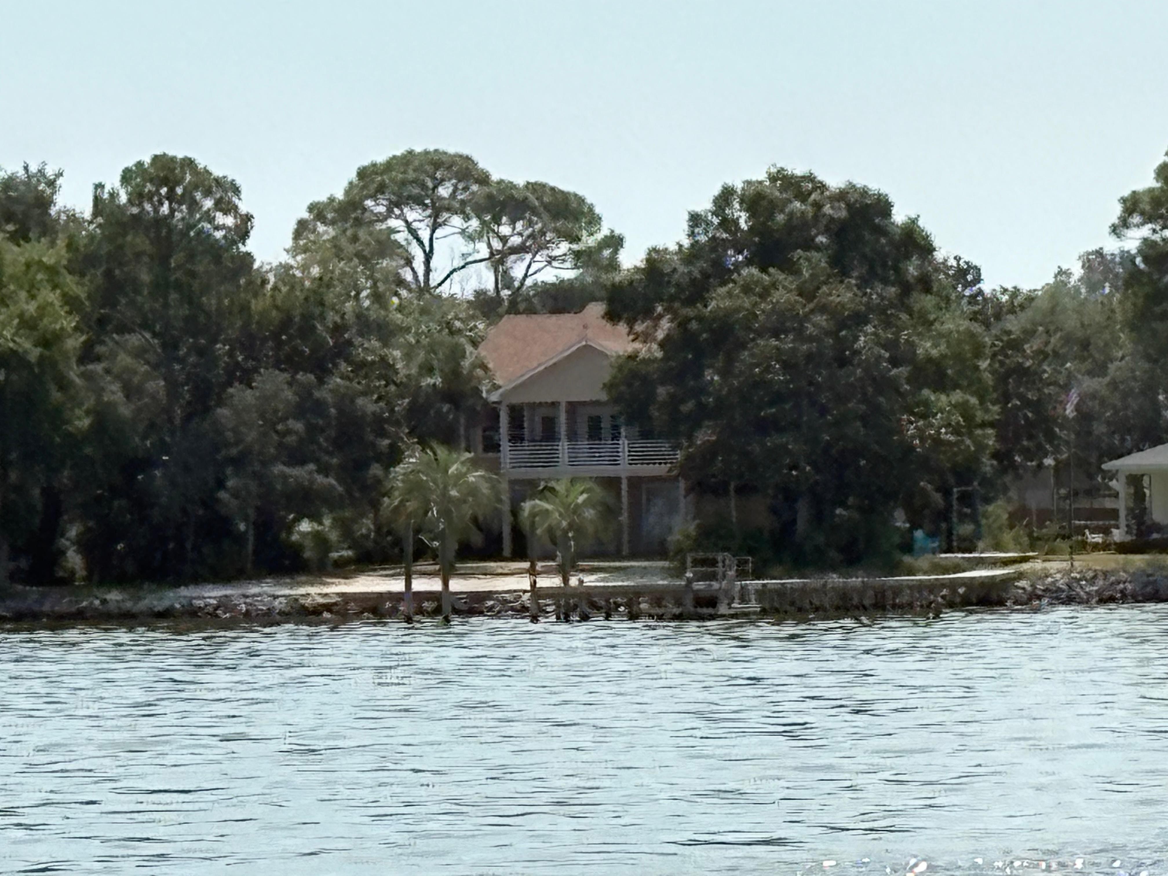 From the boat view of house