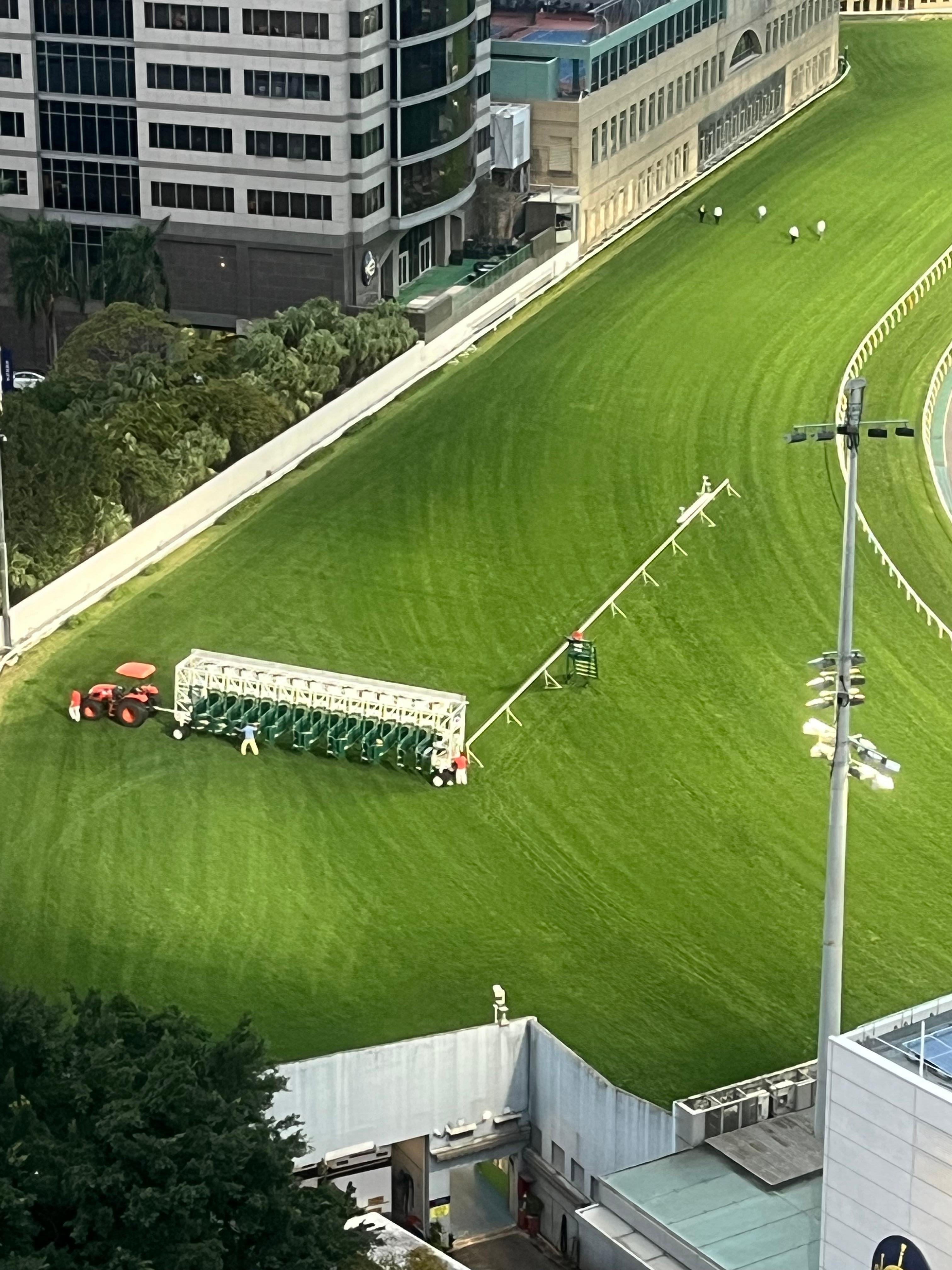 Overlook the race track