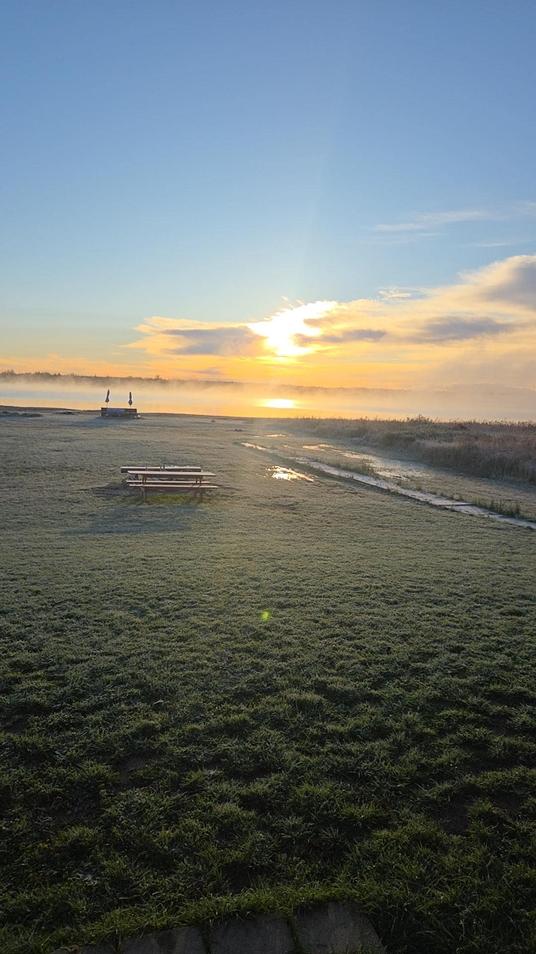 The sunrise and sunset are amazing here.