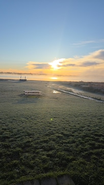 The sunrise and sunset are amazing here.