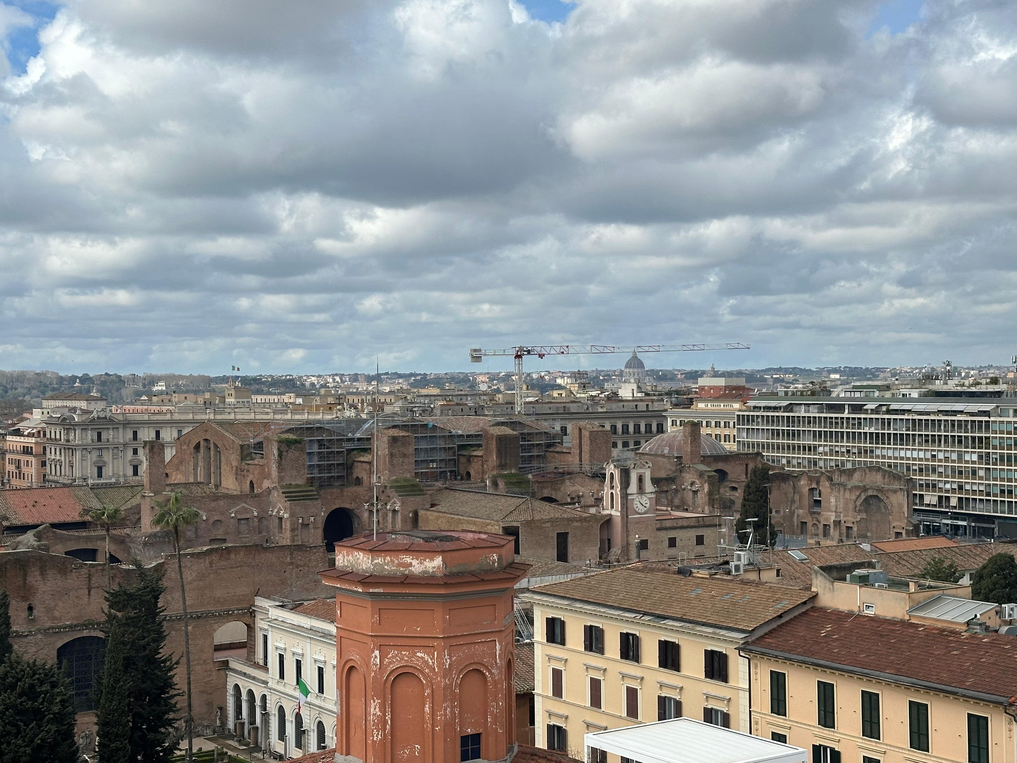 Rooftop view from breakfast