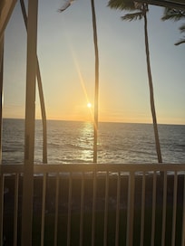 Beautiful views right out our lanai