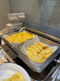 Cage-free eggs and Omelette for Breakfast