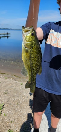 Great fishing right off the dock!