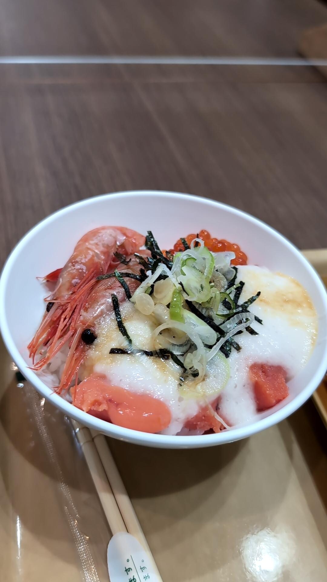 海鮮丼作りました