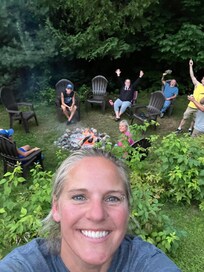 Fun around the fire.