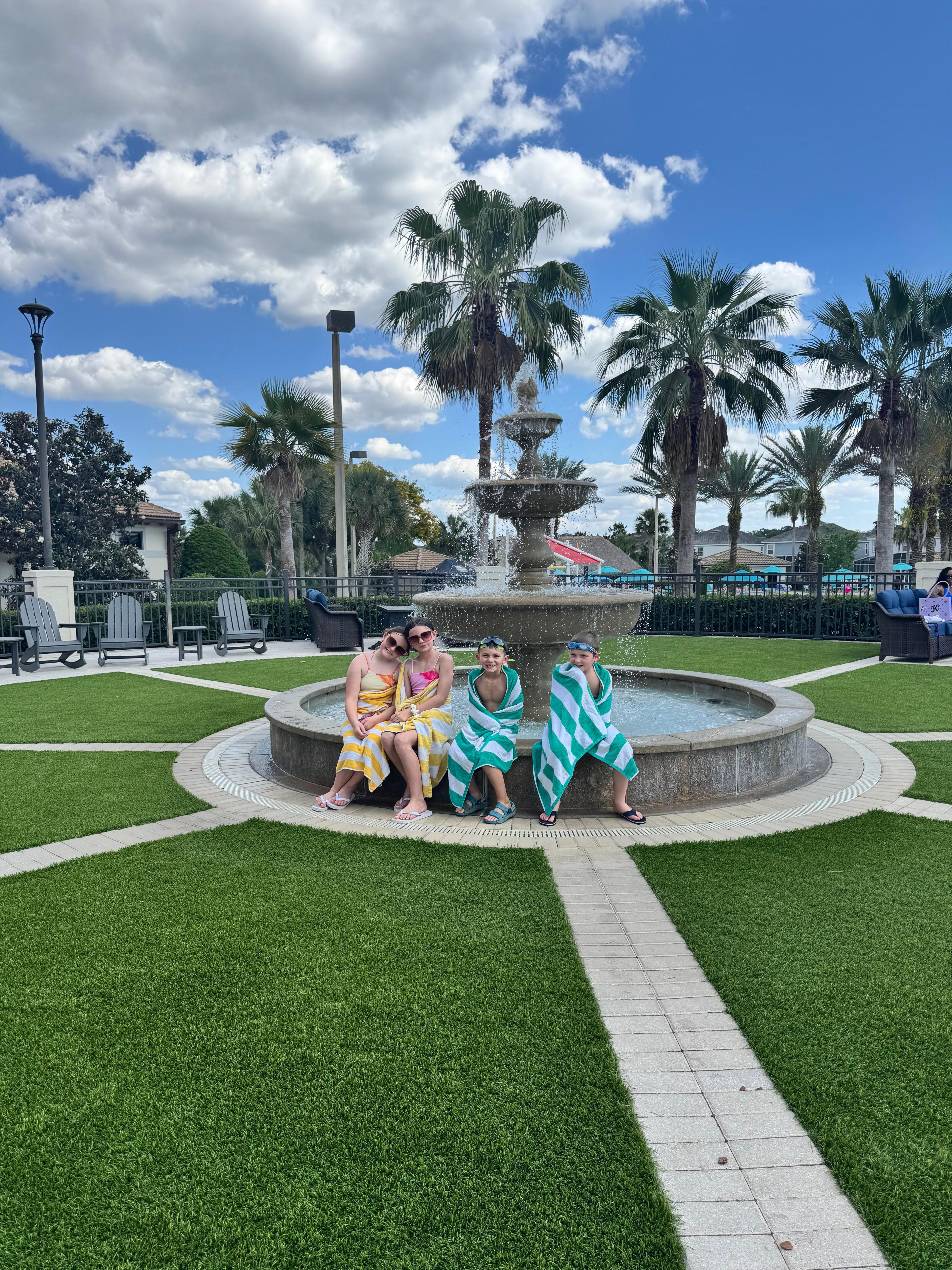By the water park 