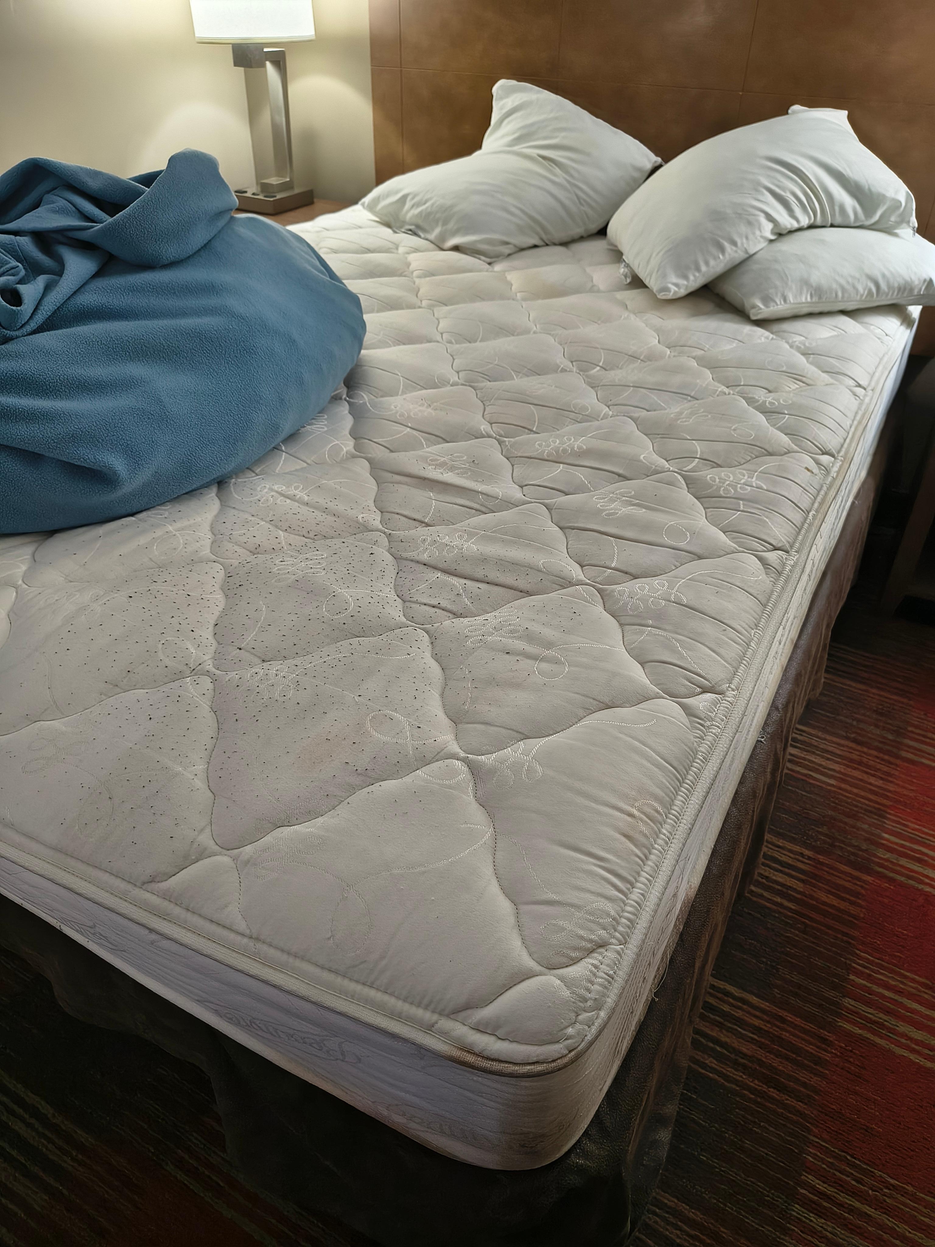We removed the dirty sheets and they didn't give us clean sheets until the next day.