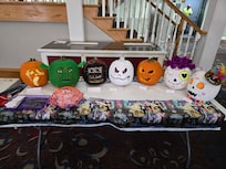 Pumpkin contest in lobby