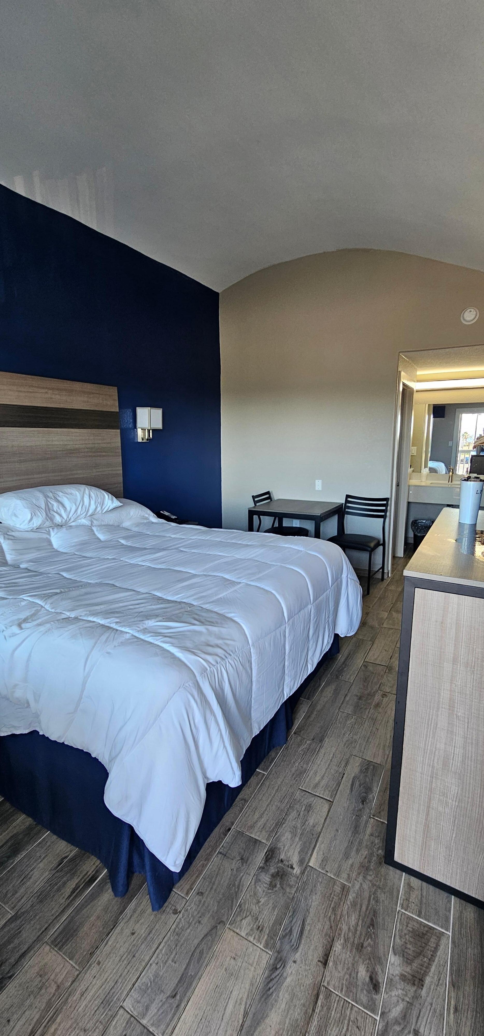 This room is small not the one pictured in the listing