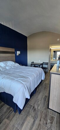 This room is small not the one pictured in the listing