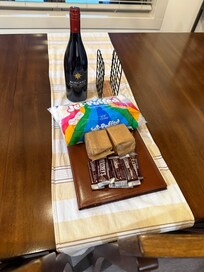 Welcome kit on table