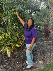 Beautiful fruit trees on the property