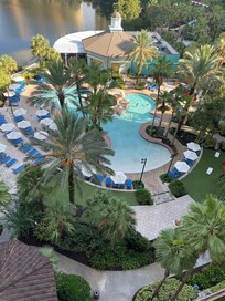 Pool view from my balcony