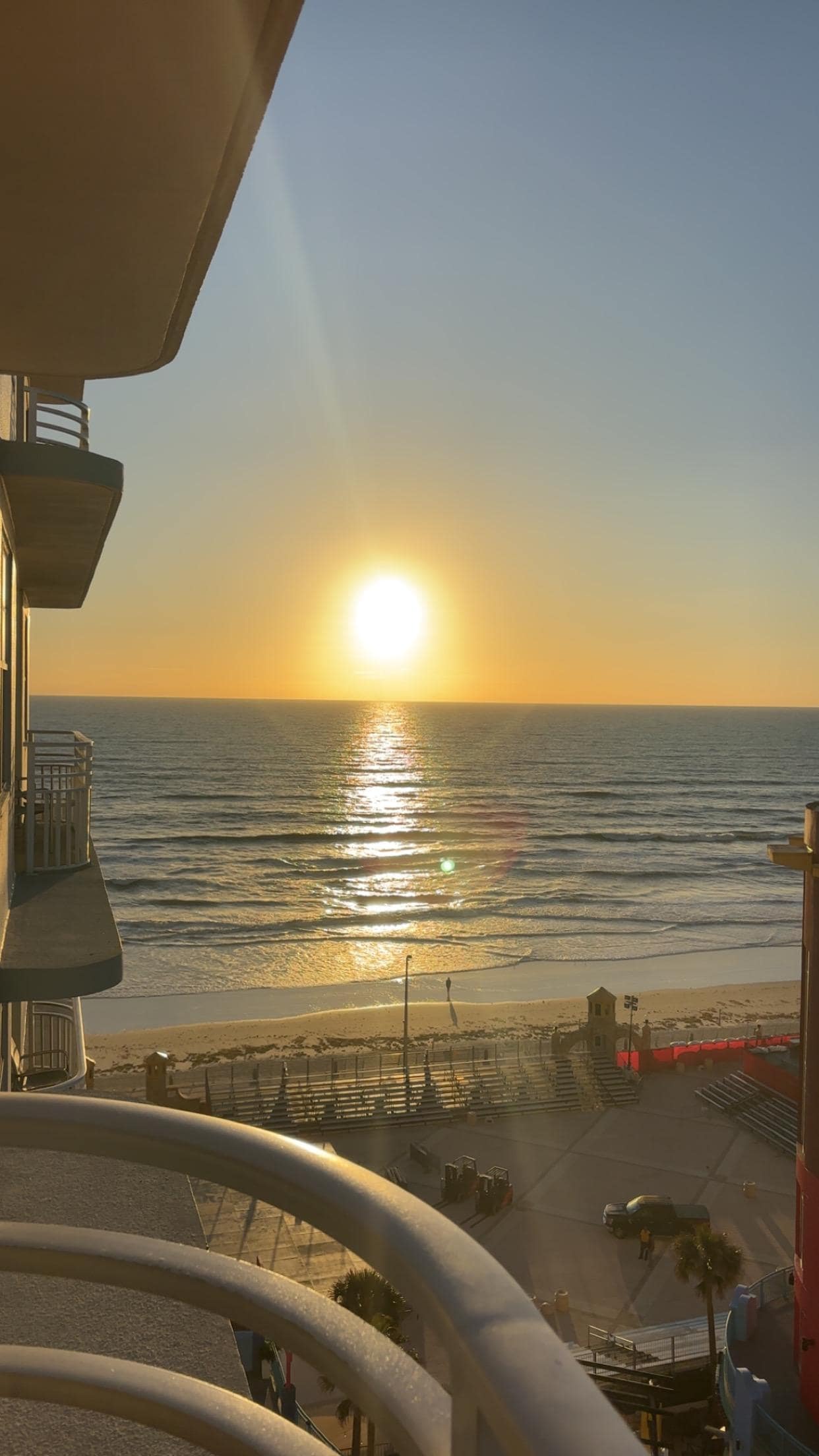 Balcony view.