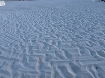 White powdery sand beach.