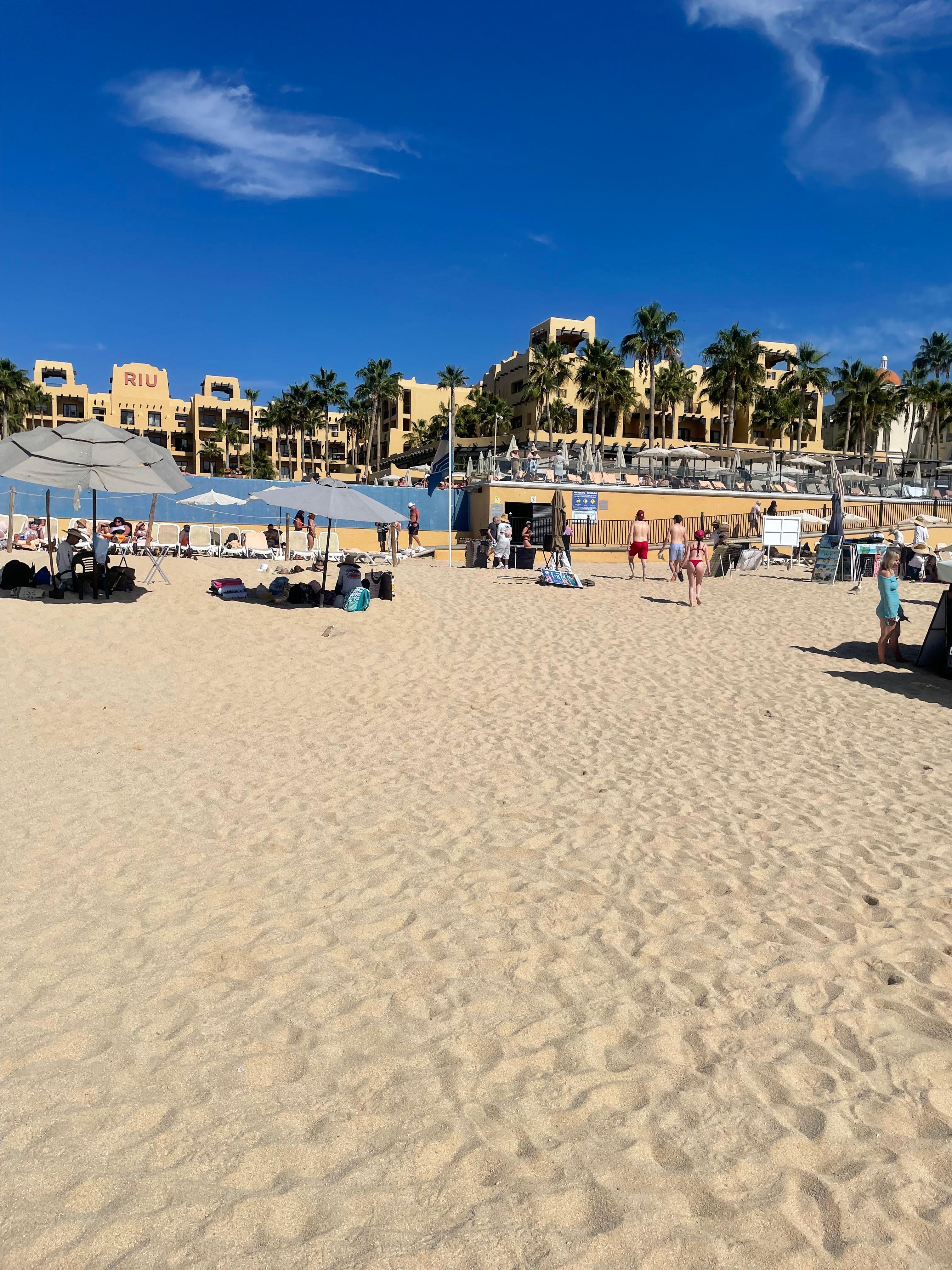 View from beach