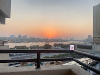 Sunset from the balcony.