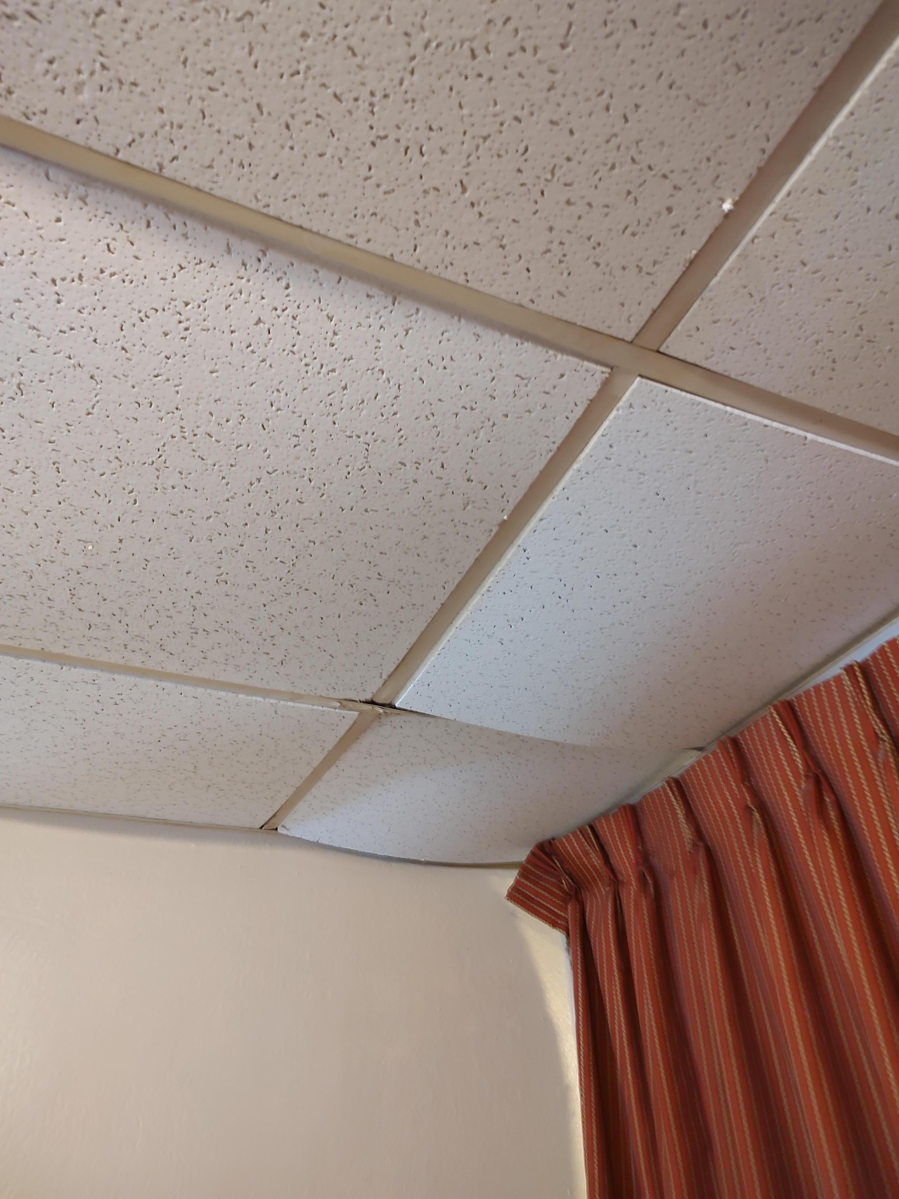 This is the celing falling in