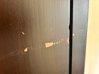 Scratched doors