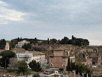 View of Rome Marathon 2026 from the rooftop