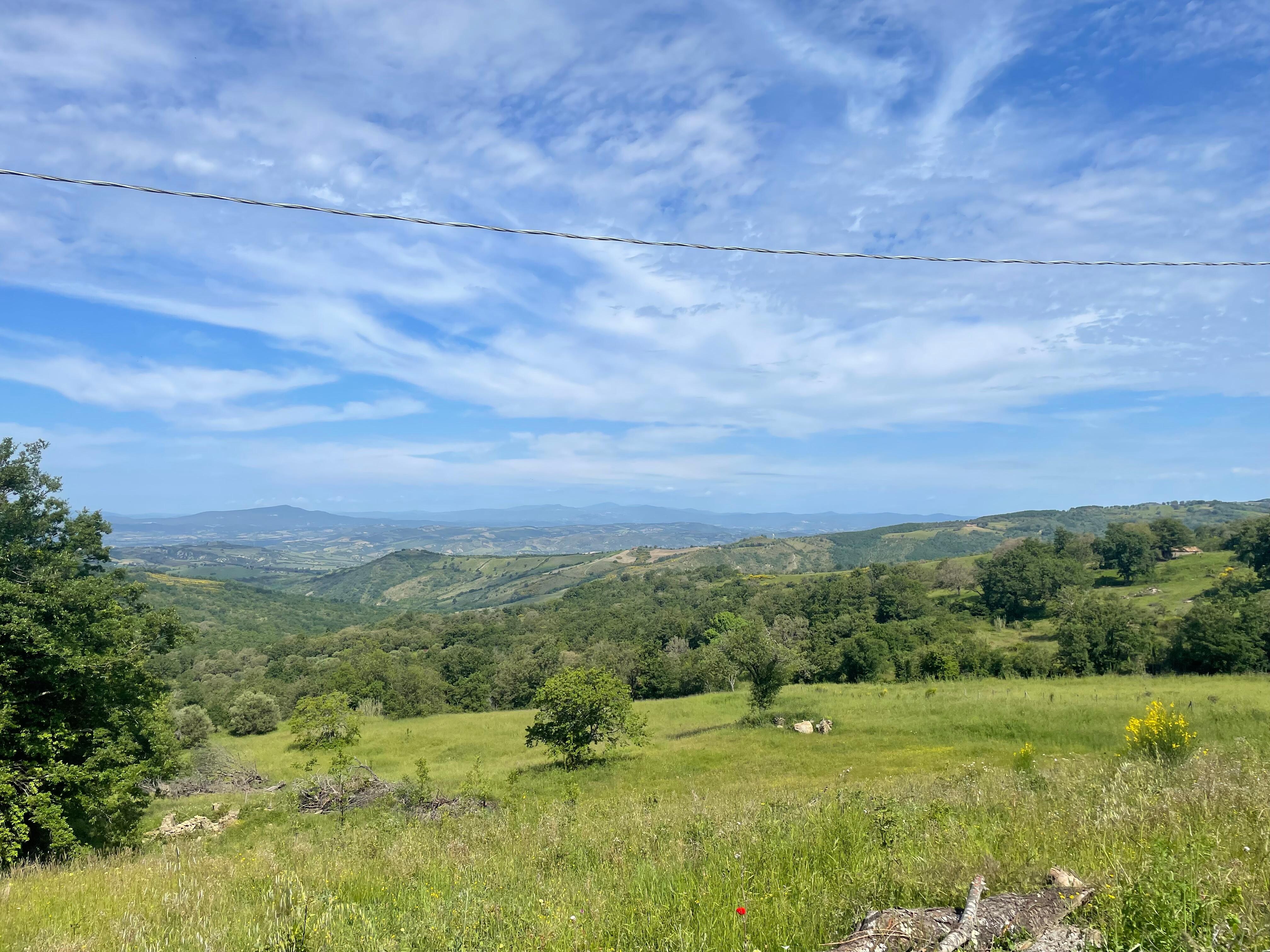 Blick über die Toskana (unterwegs)