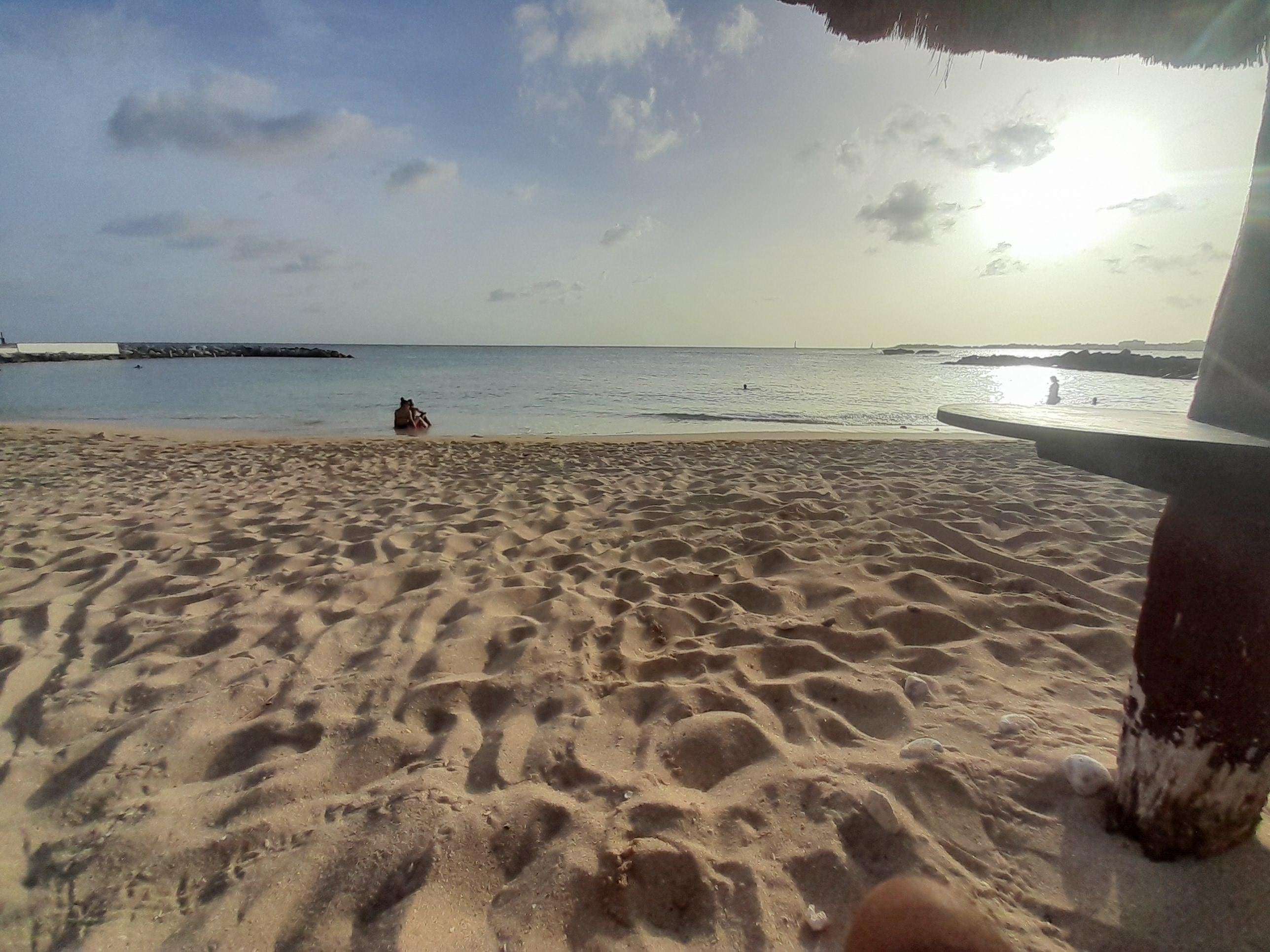 One of the beaches. The better one.