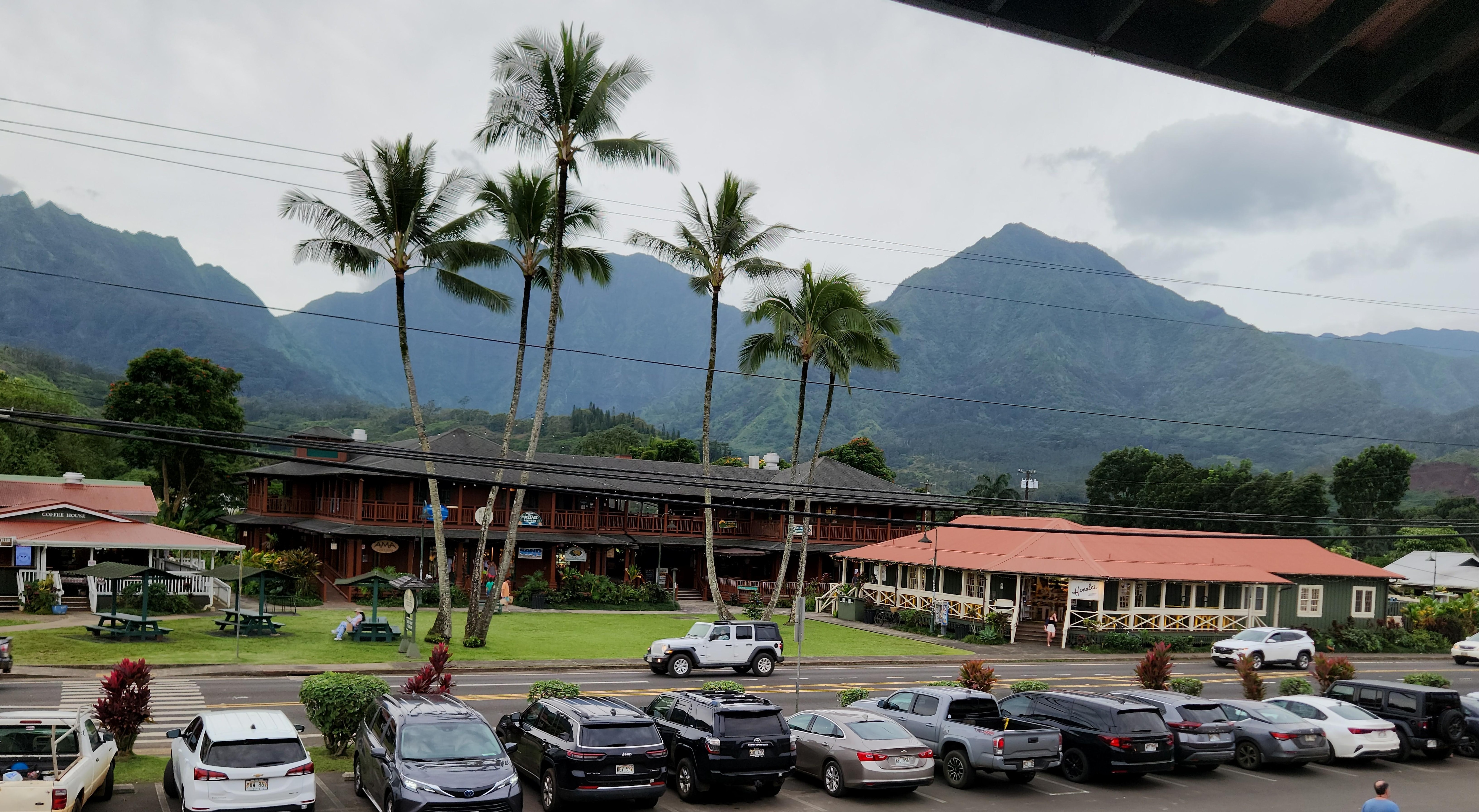 View from The Terrace restaurant