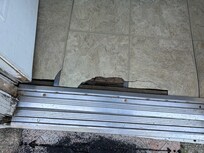 Back entry, floor rot