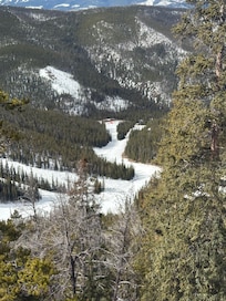 View from the outpost gondola at Keystone!