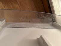 Fridge dirty- difficult to photograph