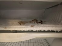 Dirty refrigerator