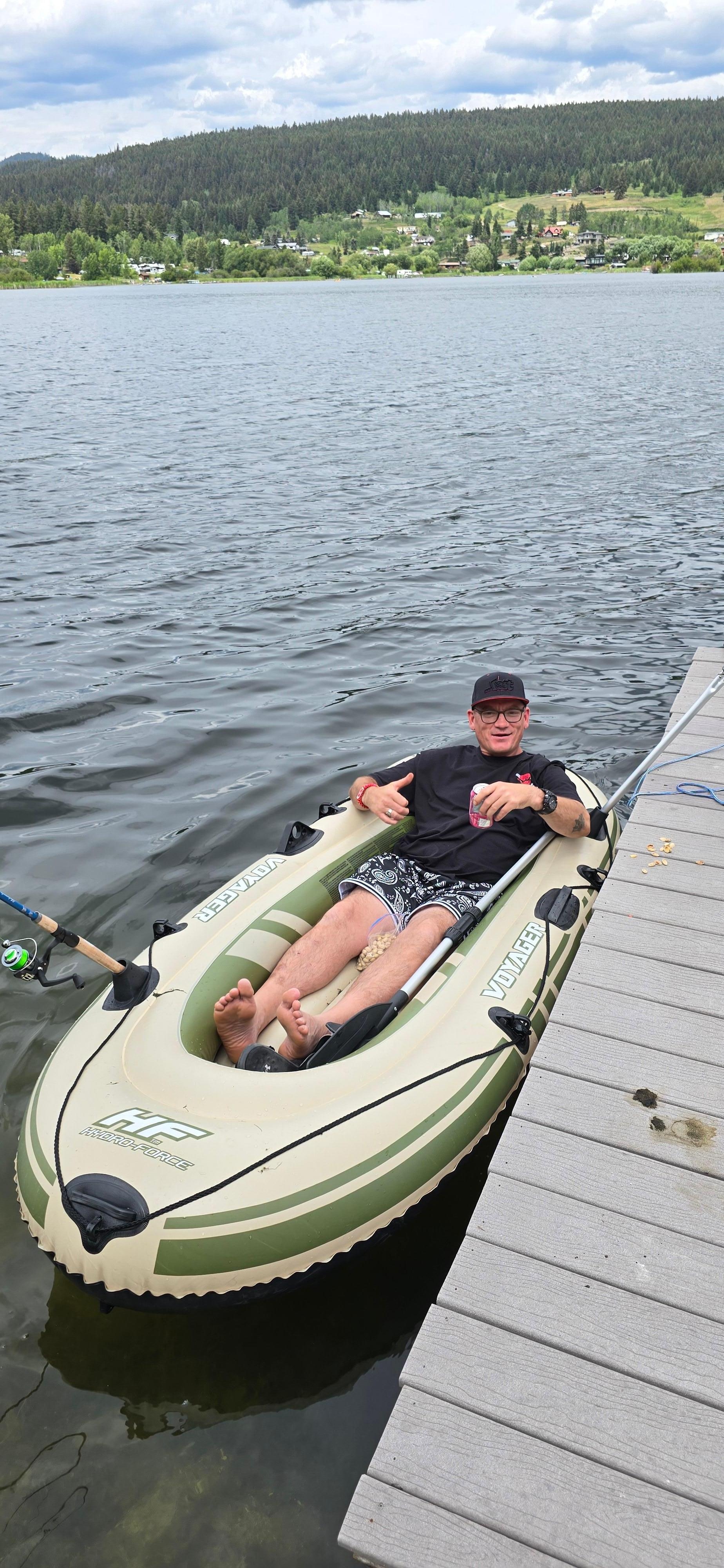 Ready to catch the big one.