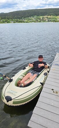 Ready to catch the big one.