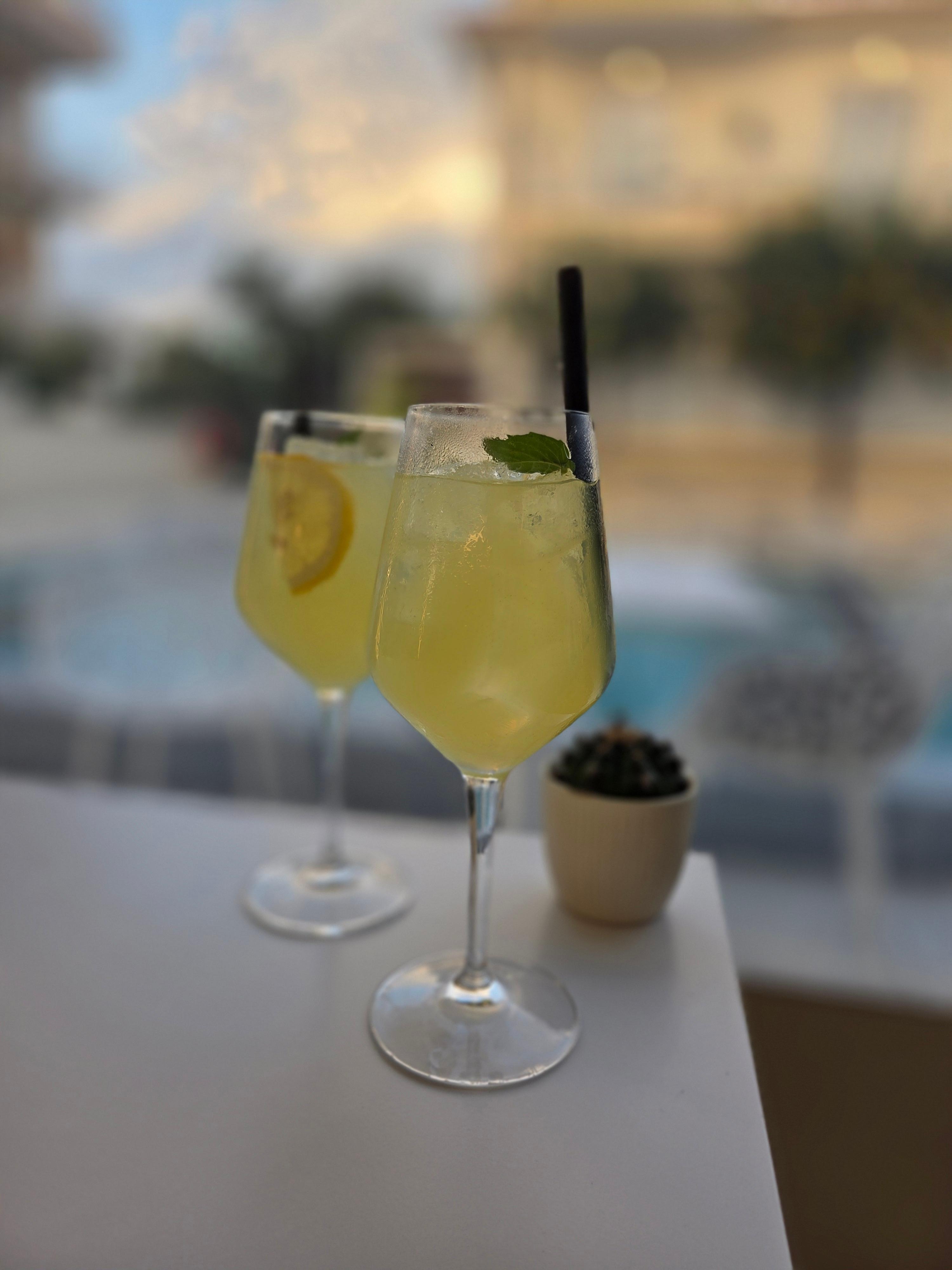 Limoncello Spritz in their restaurant