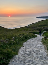Sunset at Bedruthan Steps