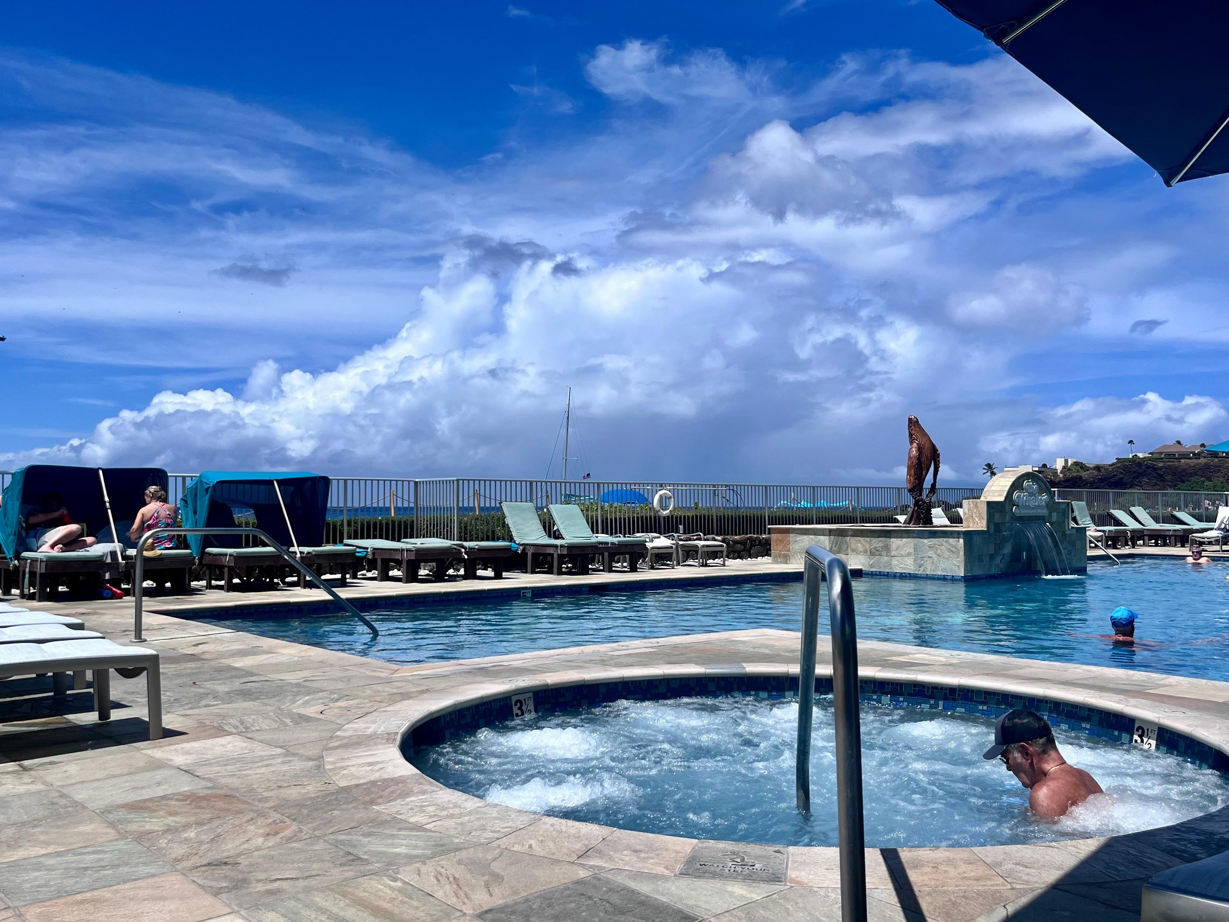 The Whaler oceanfront pool area