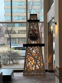 Local team support in the lobby!