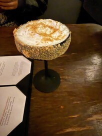 Key lime pie cocktail at V-lounge