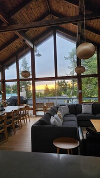 Sunrise from the atrium.