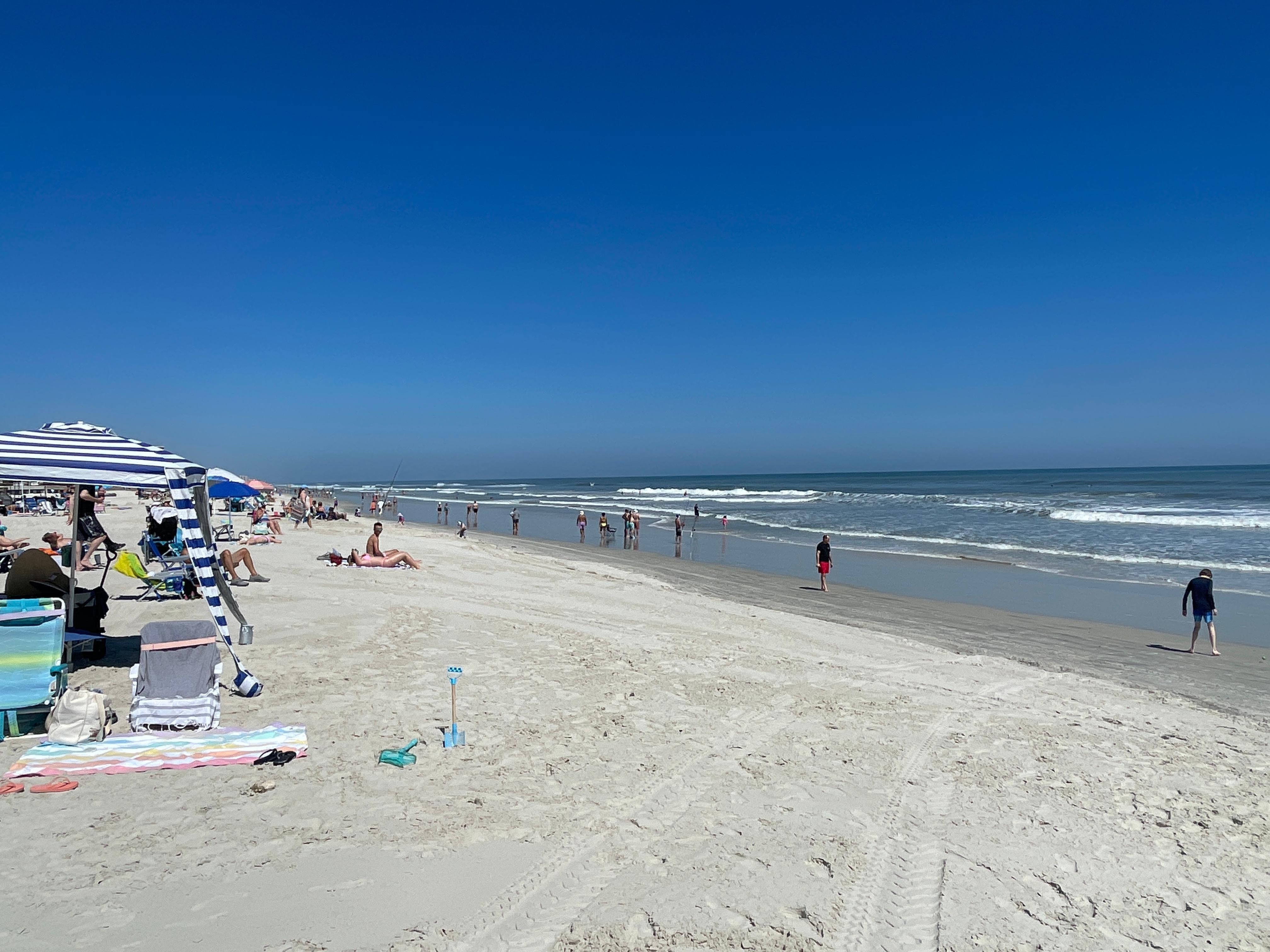 Beach in front of condo. 