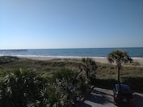 Balcony view from room.